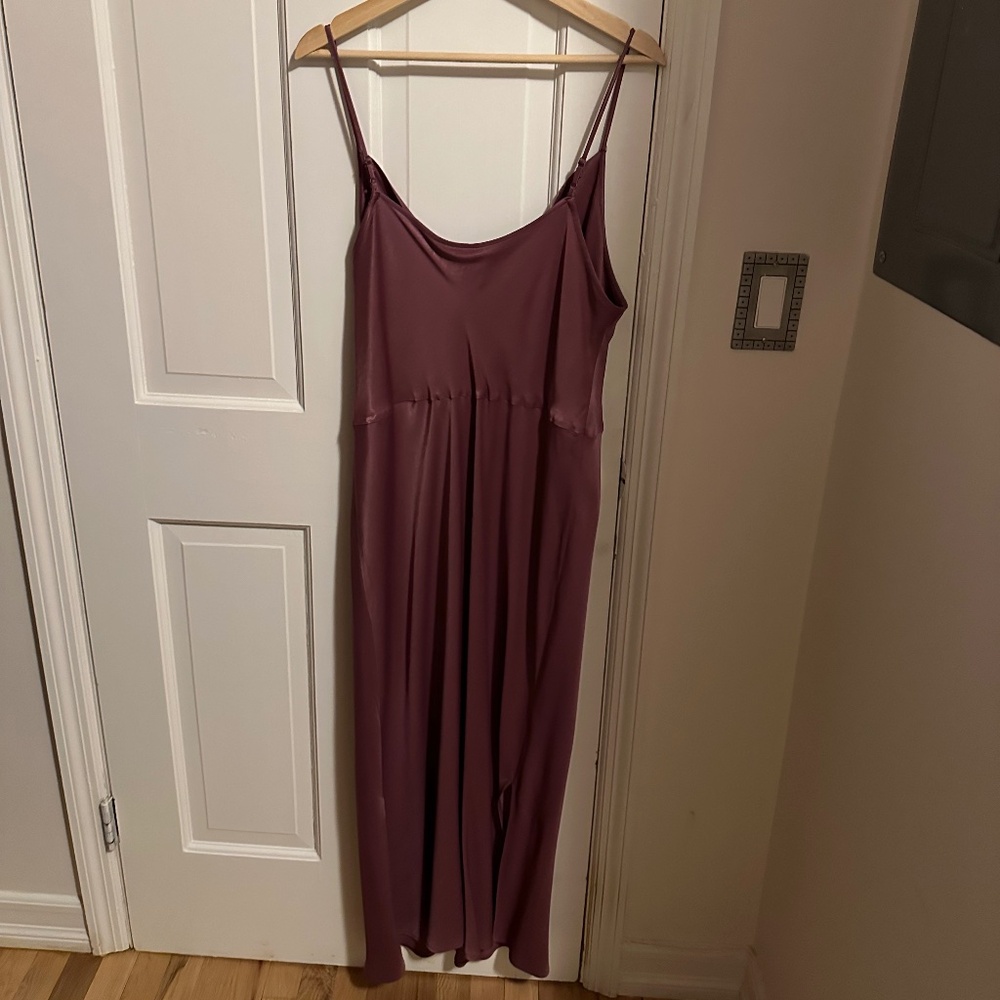 Anthropologie Purple/Maroon Dress